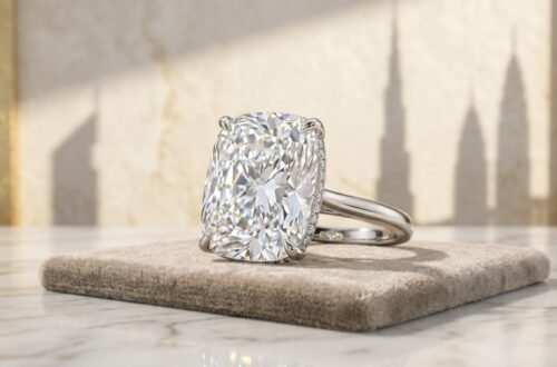 cushion cut lab grown diamond uae