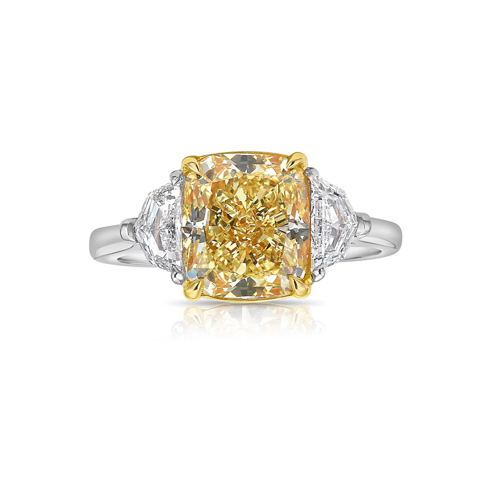 Radiant Cushion Cut Diamond Ring
