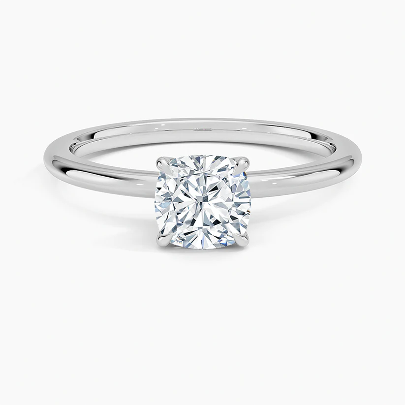 BE18959 white Cushion top 1 carat