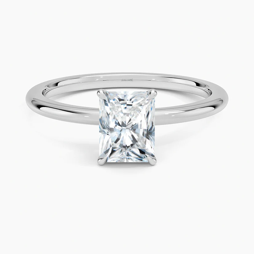 BE18959 white Radiant top 1 carat 1