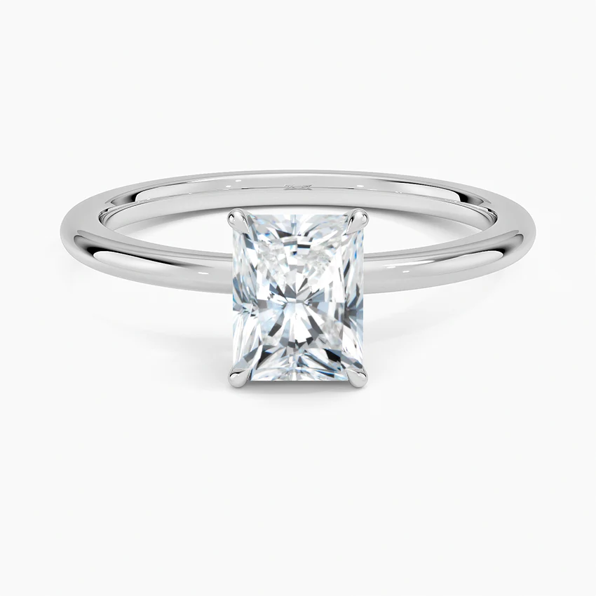 BE18959 white Radiant top 1 carat