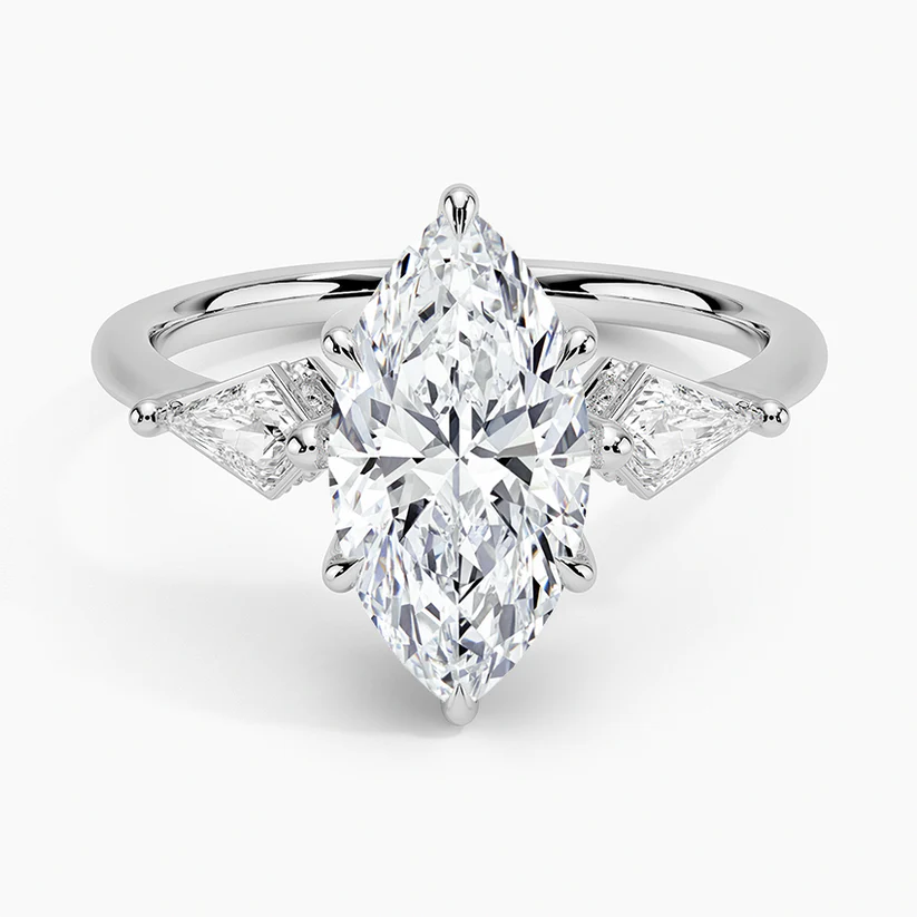 BE1D1723 white Marquise top 2 carat