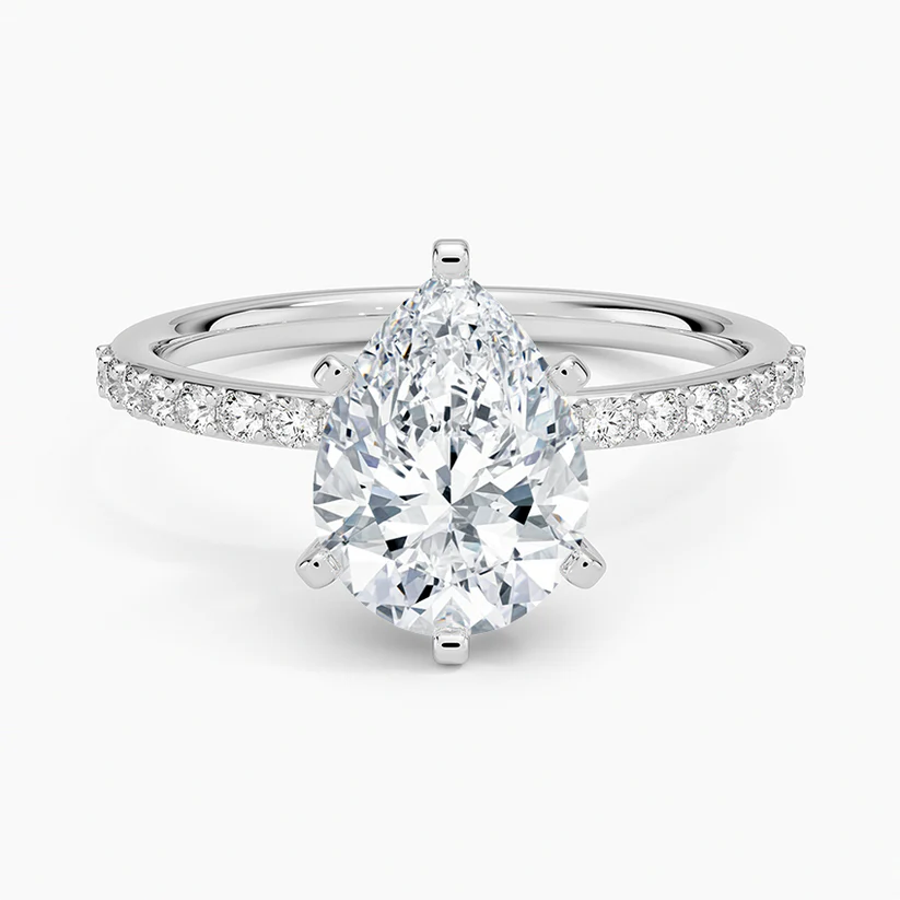 BE1PD25R25 white Pear top 2 carat dfed97b4 cdb6 4294 9d33 f39703a234d0
