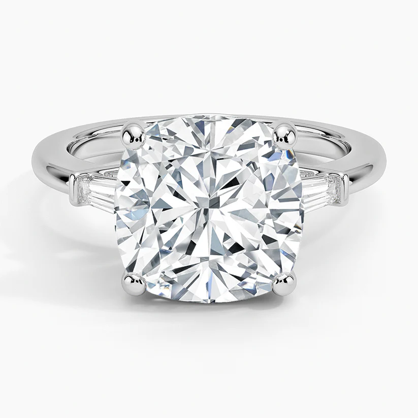 BE503TB230 white Cushion top 5 carat